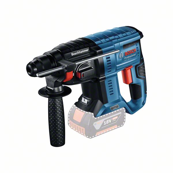 Bosch Professional GBH 18V-21 Akku-Bohrhammer 2.0 Joule mit SDS plus ohne Akku/Lader in L-Boxx 136