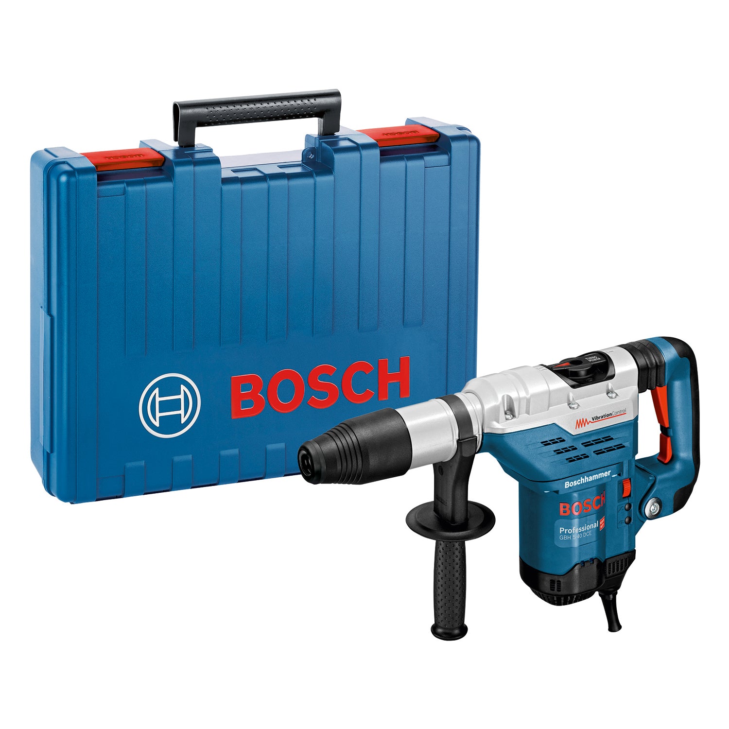 Bosch Professional GBH 5-40 DCE Bohrhammer mit SDS Max 8.8 Joule im Handwerkerkoffer