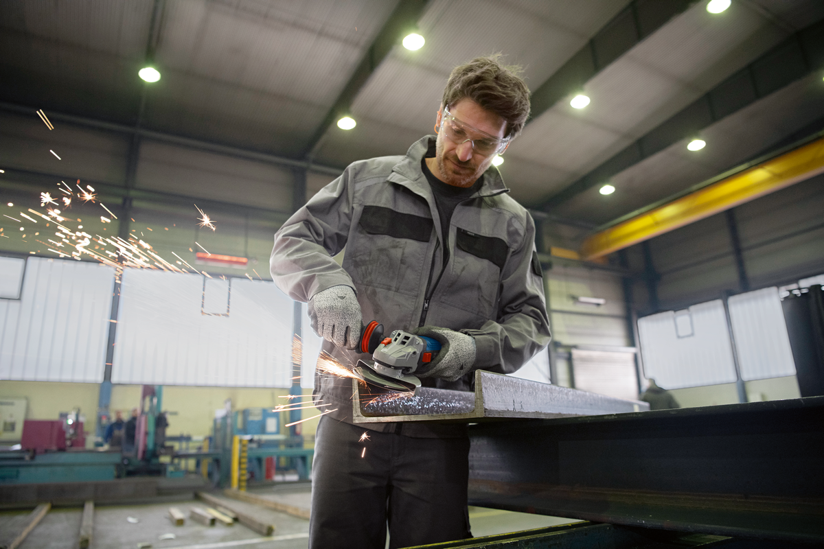 Bosch Professional GWS 14-125 S Winkelschleifer 125 mm 1400 W (06017D0100)