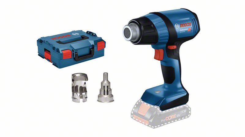 Bosch Professional GHG 18V-50 Akku-Heißluftgebläse 300/500 °C ohne Akku/Lader in L-Boxx