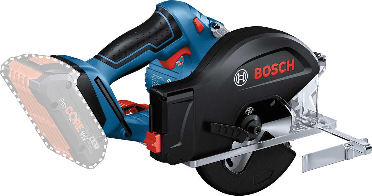 Bosch Professional GKM 18V-50 Akku-Metall-Kreissäge 136 mm mit 2x5,0 Ah und Lader in L-Boxx 238