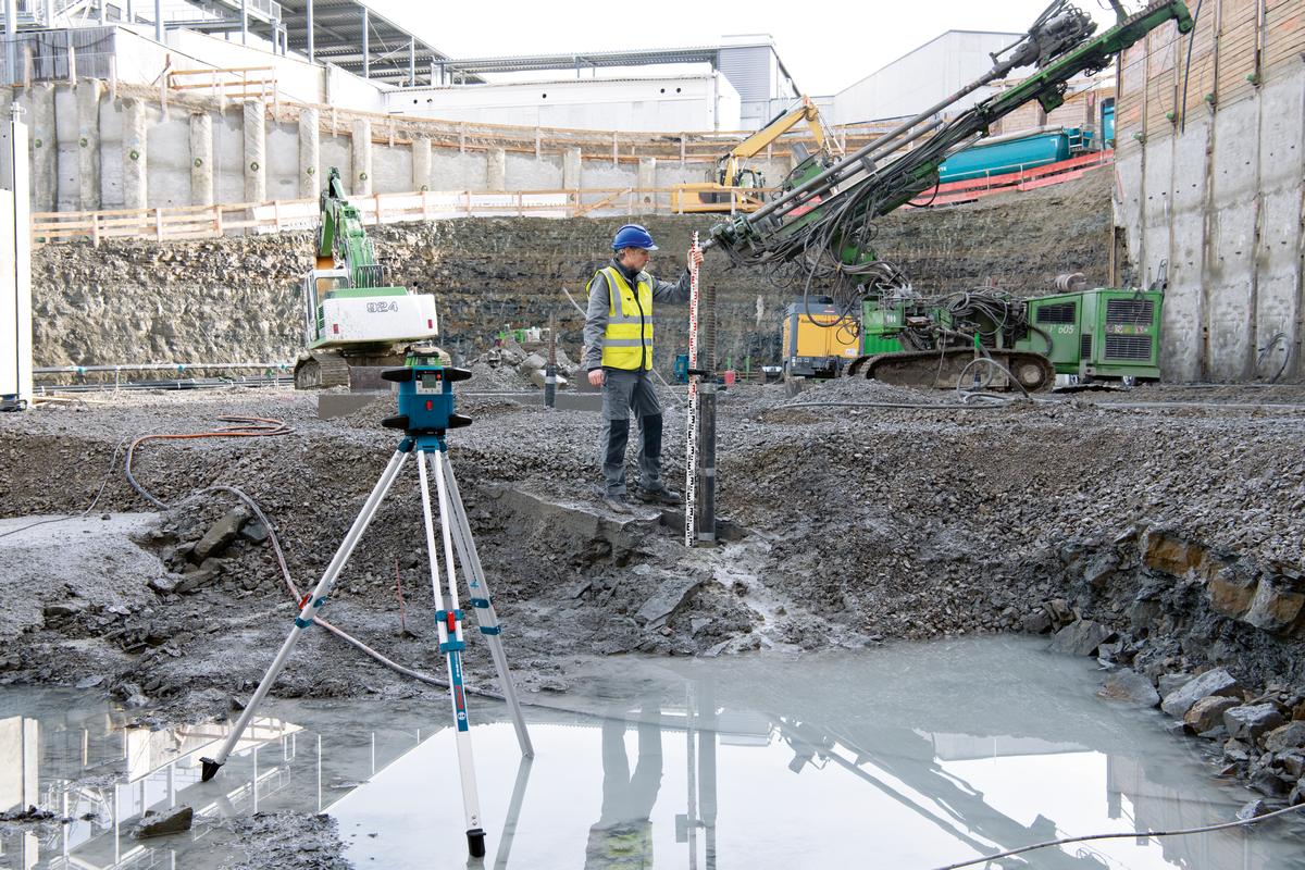 Bosch Professional GRL 650 CHVG Rotationslaser 1x Akku und Lader in Handwerkerkoffer (0601061V00)