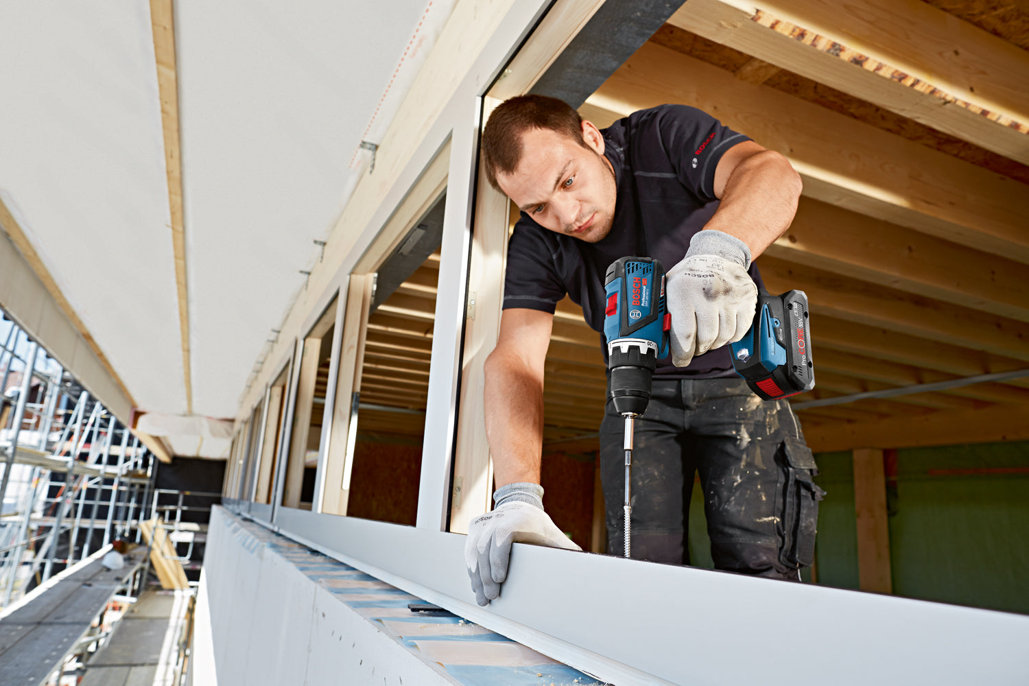 Bosch Professional GSR 18V-60 C Akku-Bohrschrauber bürstenlos 60 Nm ohne Akku/Lader in L-Boxx