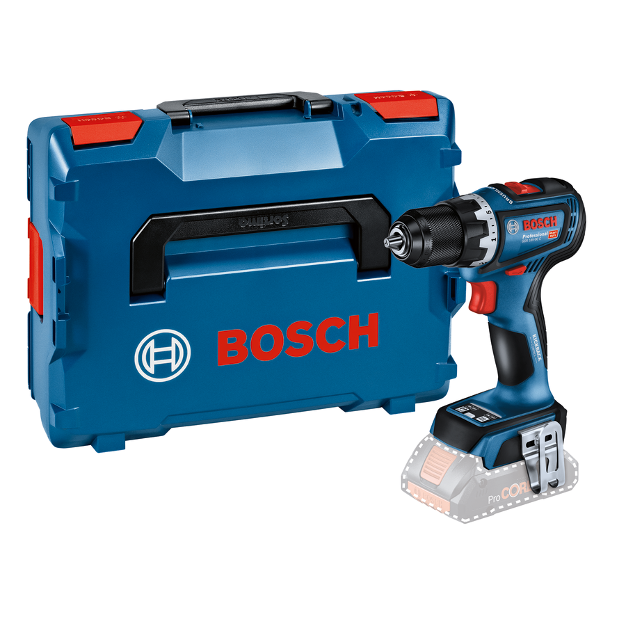 Bosch Professional GSR 18V-90 C Akku-Bohrschrauber bürstenlos mit 64 Nm ohne Akku/Lader in L-Boxx 136