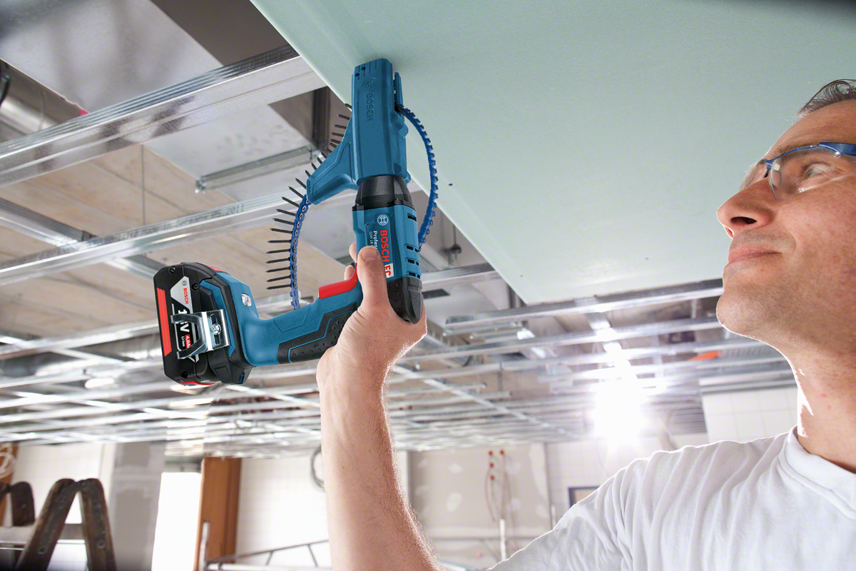 Bosch Professional GSR 18V-EC TE Akku-Trockenbauschrauber ohne Akku/Lader in L-Boxx