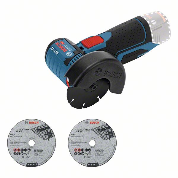 Bosch Professional GWS 12V-76 Akku-Winkelschleifer 76 mm ohne Akku/Lader im Karton