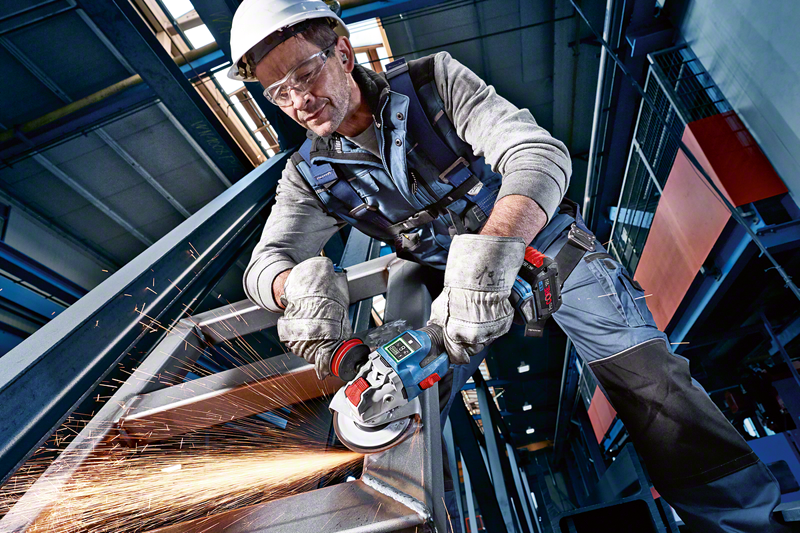 Bosch Professional GWX 15V-15 SC Akku-Winkelschleifer BITURBO mit X-Lock ohne Akku/Lader