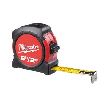 Milwaukee Bandmaß 2 m lang  / 13 mm breites Band nicht magnetisch (48225502)