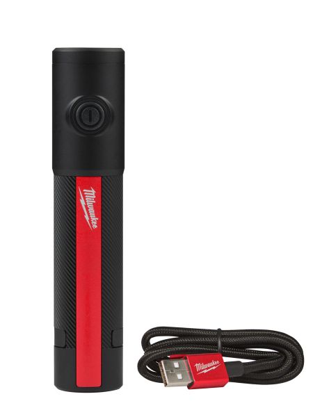 Milwaukee IR FL500 TRUEVIEW USB-Akku-Taschenlampe 500 Lumen und 100 m Leuchtweite mit USB Ladegerät (4933478586)