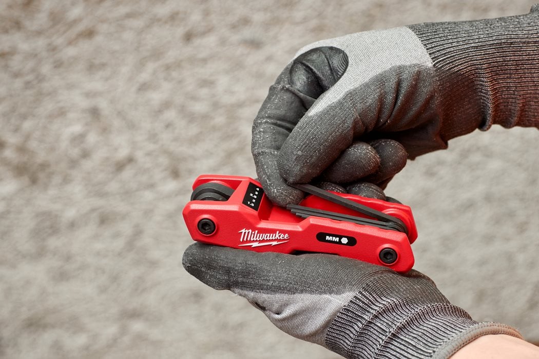 Milwaukee Klapp-Innensechskantschlüssel HEX metrisch 8 tlg. (4932480978)