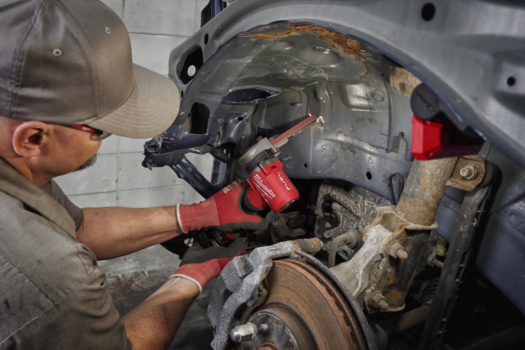 Milwaukee M12 FBFL10-402B FUEL Akku-Bandfeile mit 2x M12 B4 und Lader in Tasche (4933480959)