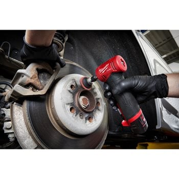 Milwaukee M12 FDGA-422B FUEL Akku-Geradschleifer, abgewinkelt mit 2x Akkus und Lader in Tasche (4933471439)