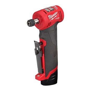 Milwaukee M12 FDGA-422B FUEL Akku-Geradschleifer, abgewinkelt mit 2x Akkus und Lader in Tasche (4933471439)