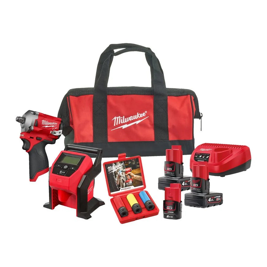 Milwaukee M12 FPP2BN-423B M12-Power Werkzeugset in Tasche (4933481026)