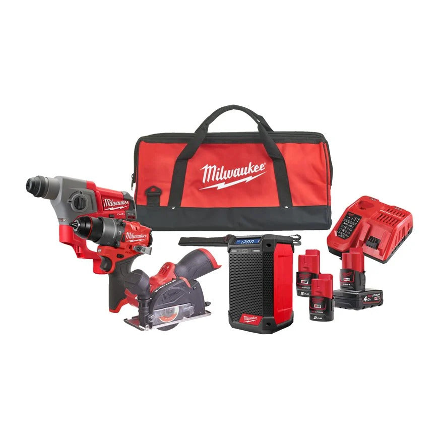 Milwaukee M12 FPP4A2-423B M12-Power Werkzeugset (4933481025)