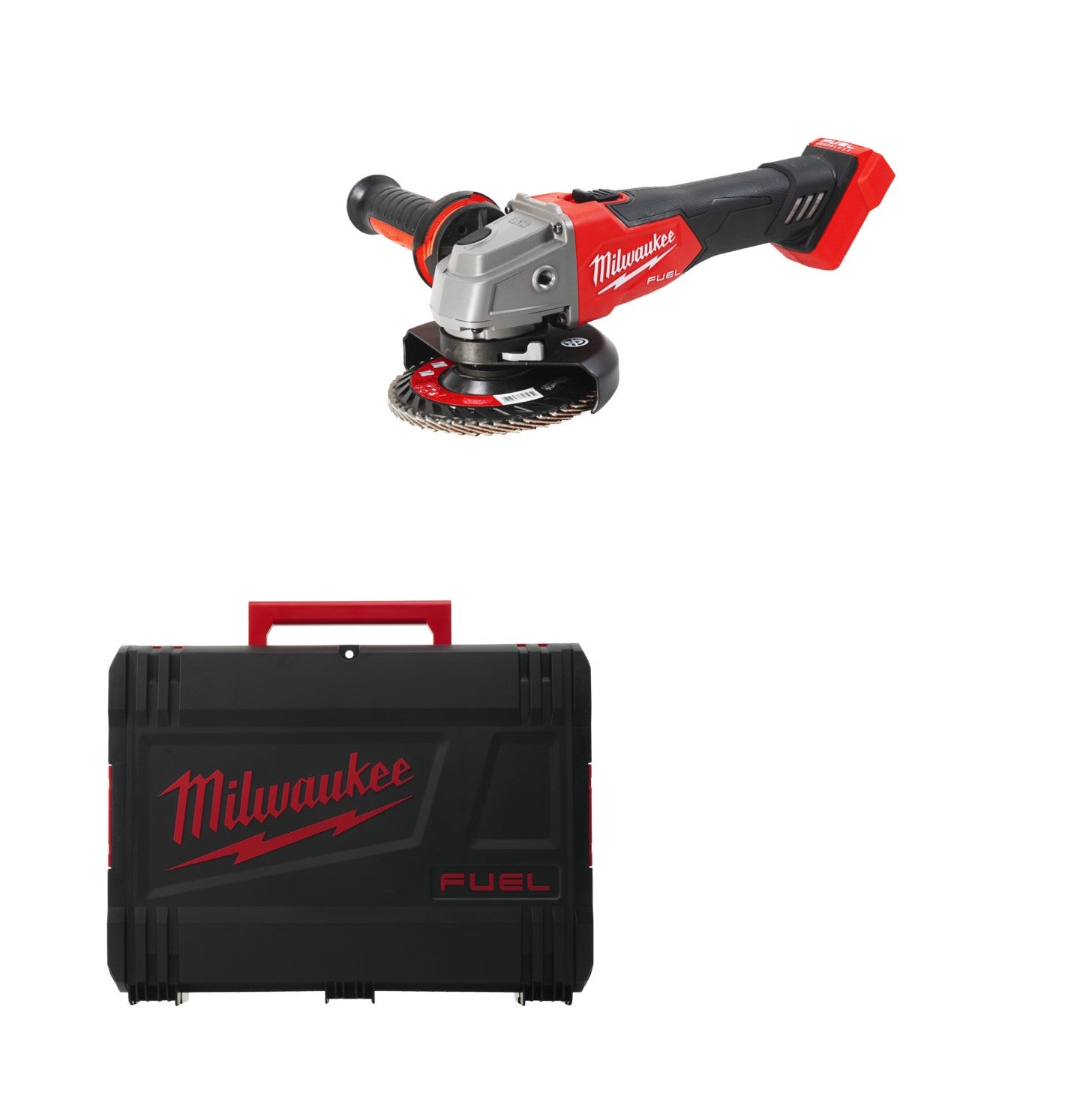 Milwaukee M18 FSAG125X-0X FUEL Akku-Winkelschleifer 125 mm ohne Akku/Lader in HD-Box (4933478428)