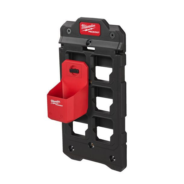 Milwaukee PACKOUT Becherhalter an Montageplatte (4932480706)