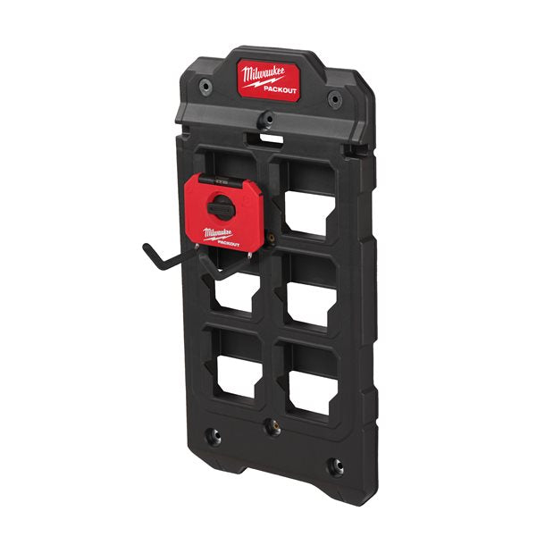Milwaukee PACKOUT Universalhaken kurz, gerade an Montageplatte (4932480704)