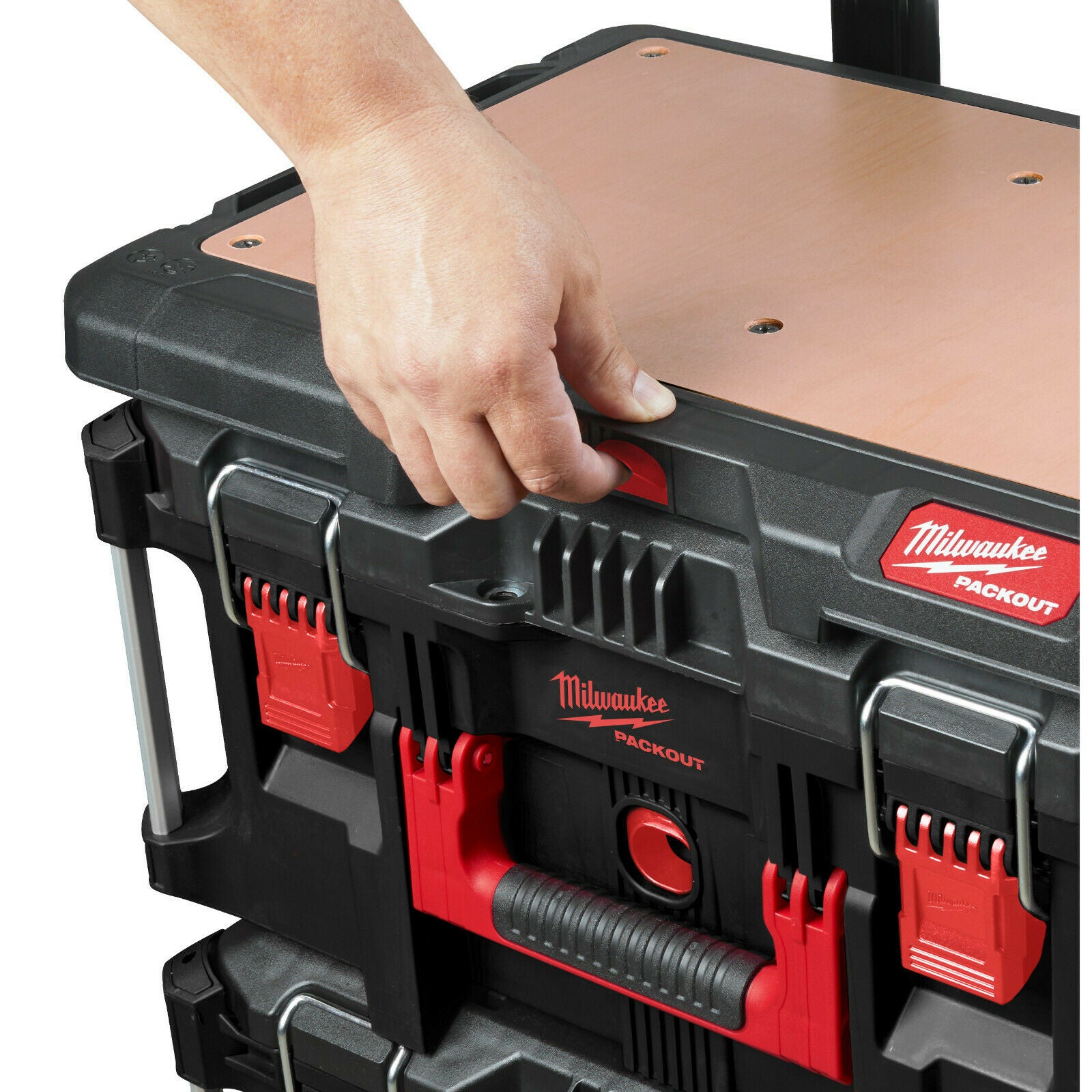 Milwaukee Packout Holz-Arbeitsplatte mit 22kg Nutzlast (4932472128)