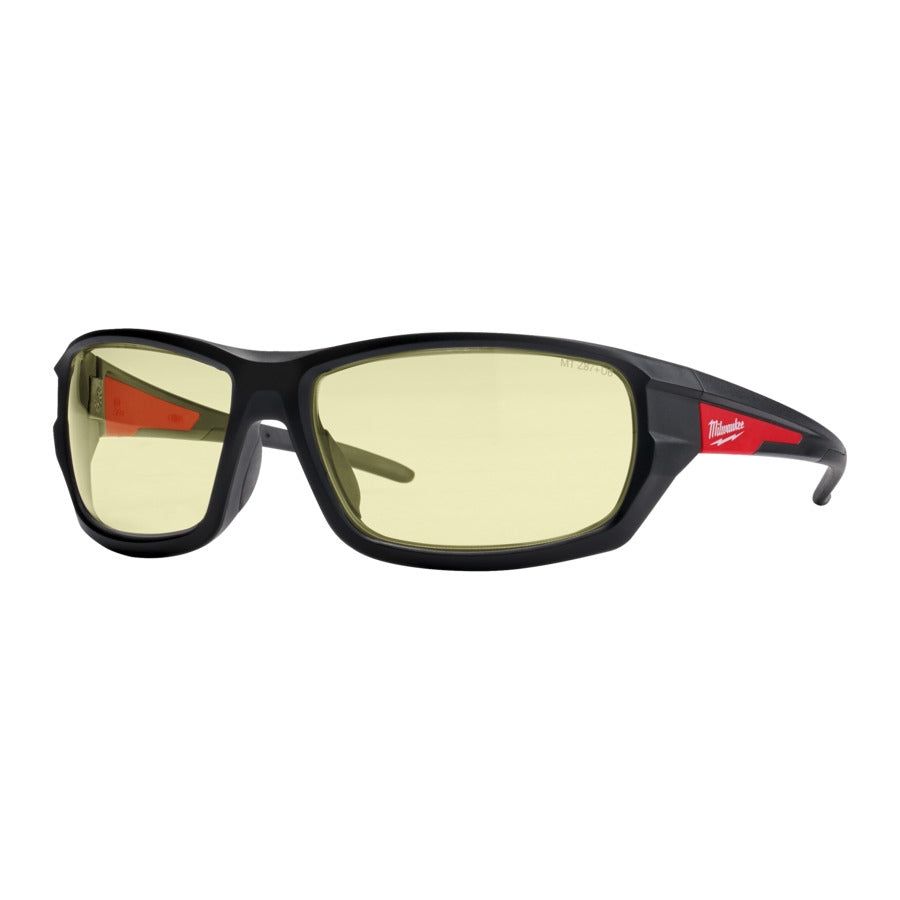 Milwaukee Performance Schutzbrille gelbe Glaeser 4932478928