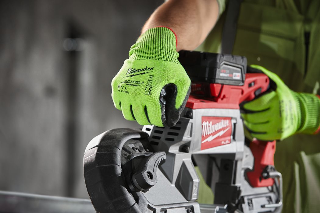 Milwaukee® Schnittschutzhandschuhe HI-VIS Klasse 5/E Größe S/M/L/XL/XXL