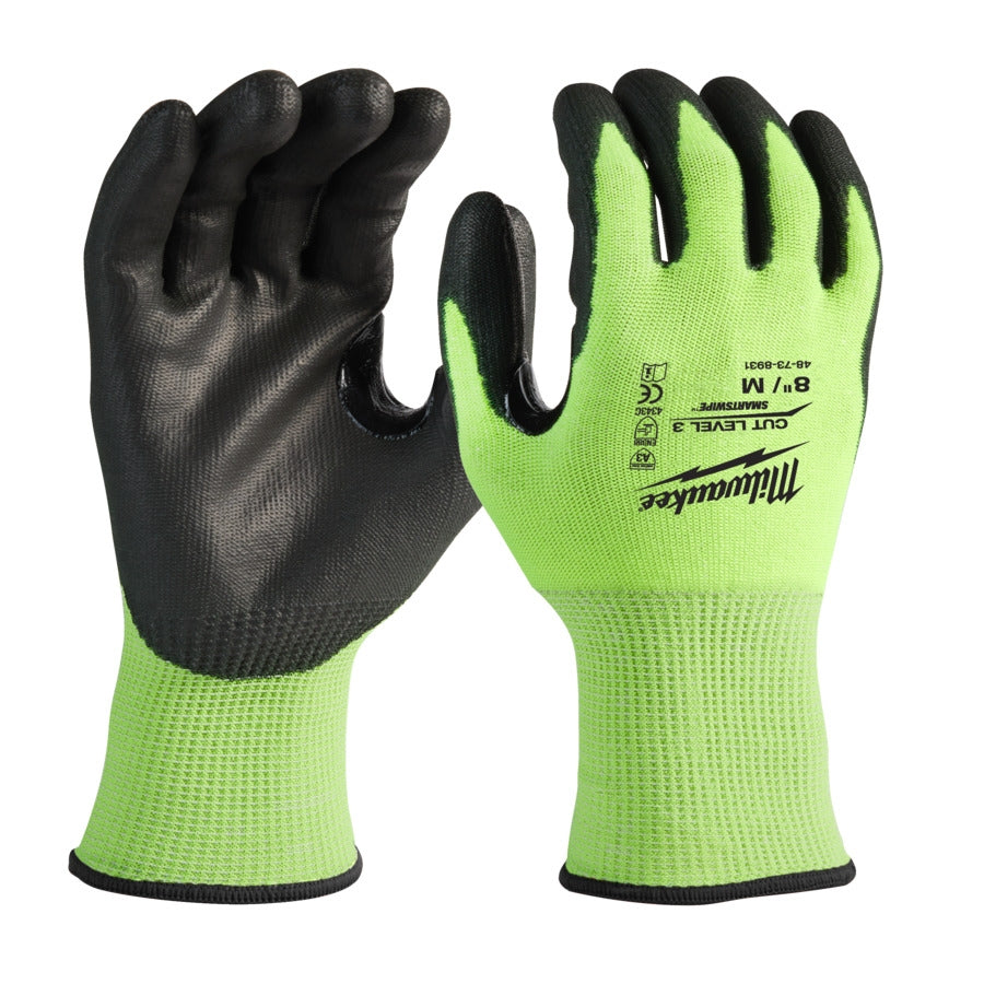 Milwaukee® Schnittschutzhandschuhe Klasse 3 Hi-Vis in Größe S/M/L/XL/XXL wählbar