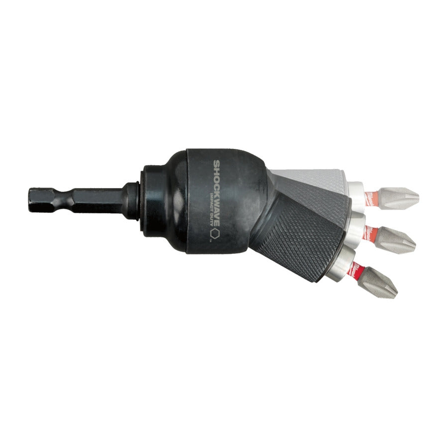 Milwaukee Shockwave Knuckle Winkelschraubvorsatz mit 0°-und 30°-Winkelposition