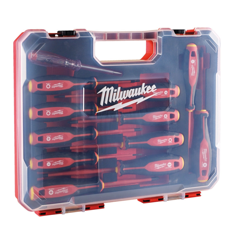 Milwaukee Tri-Lobe VDE Schraubendreher Set SL/PH/PZ/T 12 tlg. (4932479095)