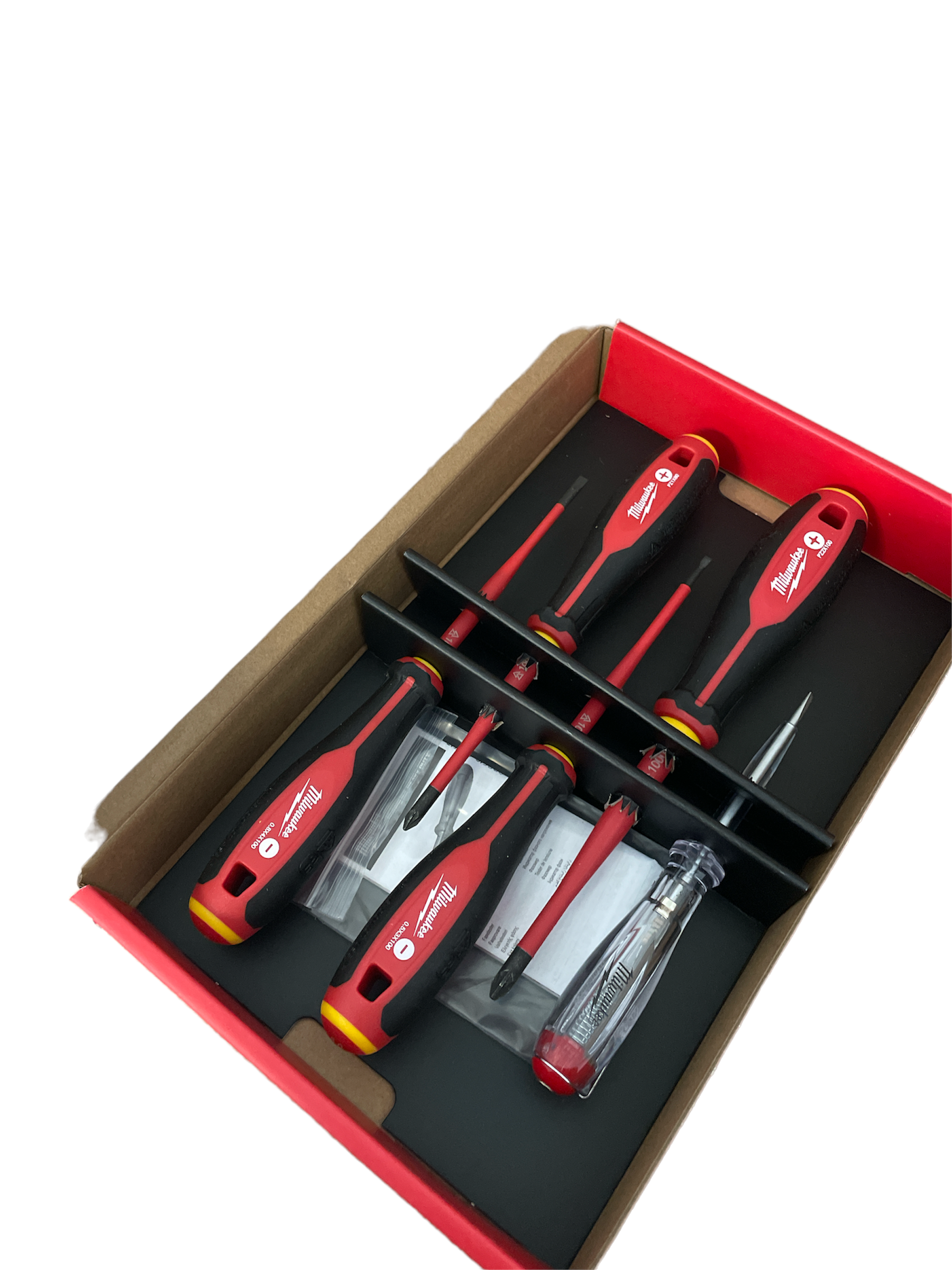 Milwaukee® Tri-Lobe VDE Schraubendreher Set SL/PZ  5tlg.
