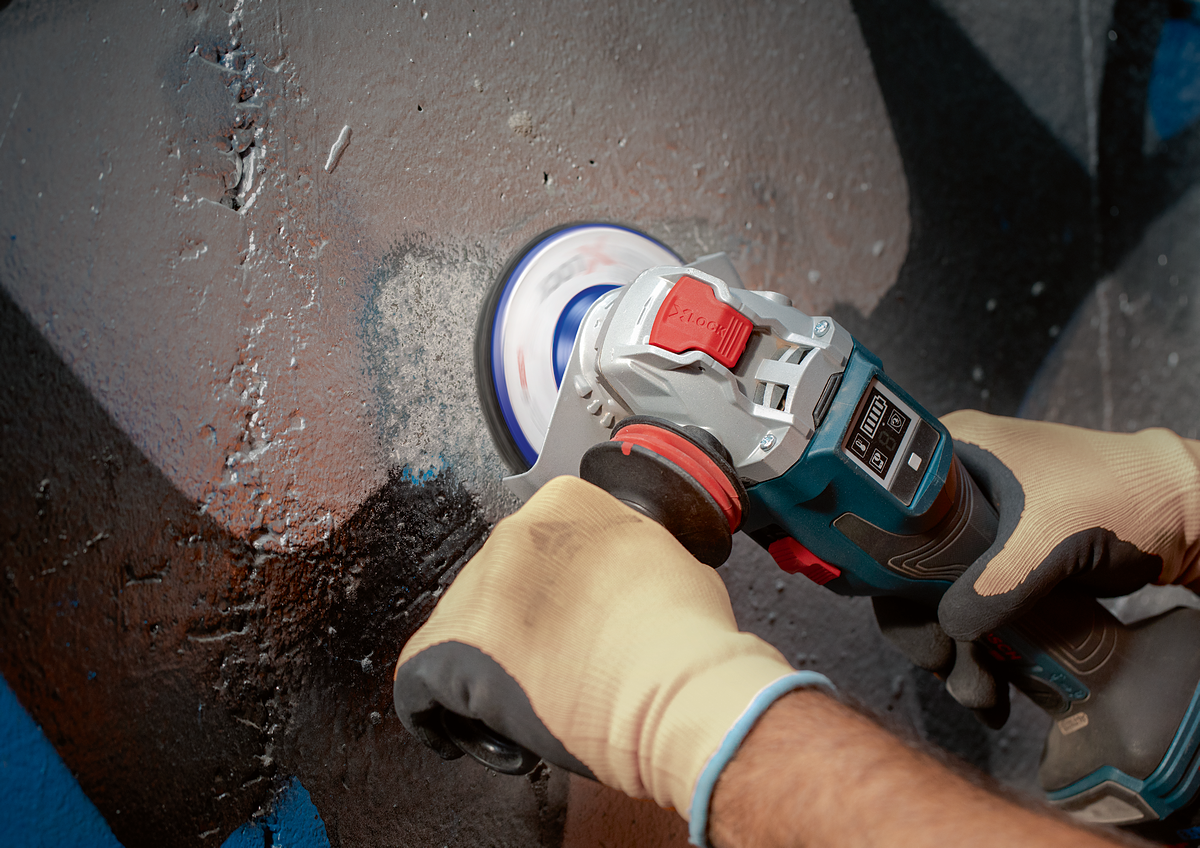 Bosch Professional X-Lock Reinigungsscheibe Best for Metal N377 Ø 125 x 22.23 mm reinigt Metall- und Mauerwerkflächen