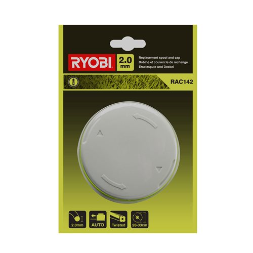 RYOBI RAC142 Fadenspule 2.0 mm stark für 36 V Akku-Rasentrimmer RLT/RY36 (5132002769)