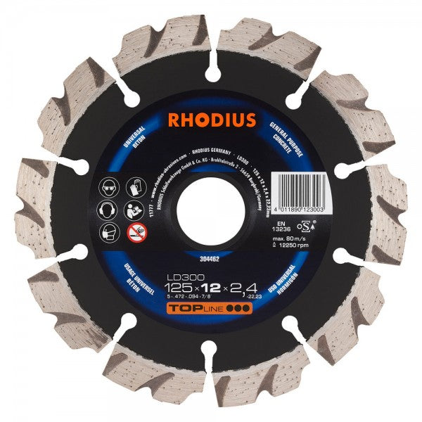 Rhodius_Diamanttrennscheibe_LD300_TOP_125x12x2.4_mm 304462