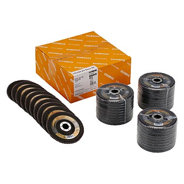 Rhodius Lamellenscheibe LSZ F2 Ø 125 x 22.23 K40 40 Stk. im Karton (208411)