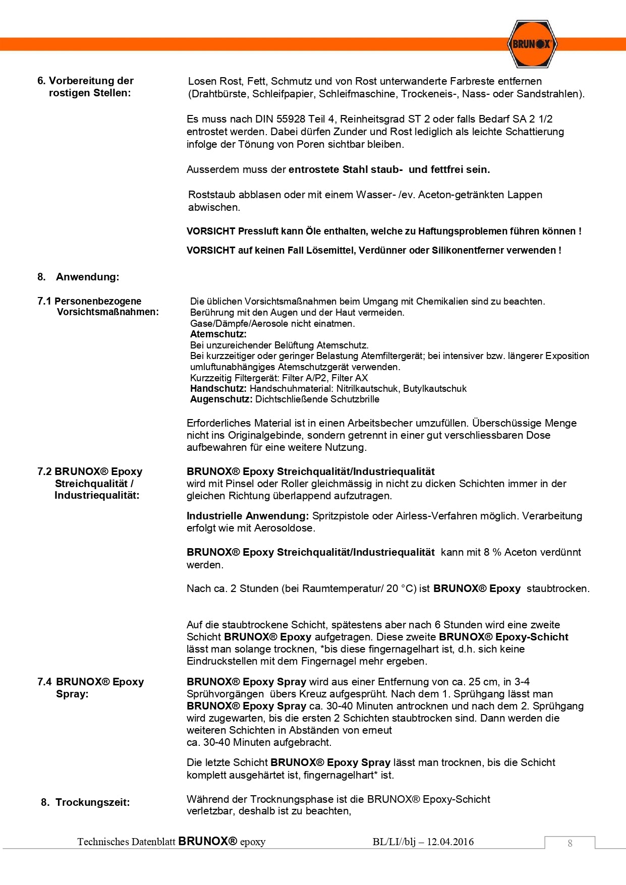 BRUNOX Epoxy Spray Roststopp & Grundierer 400 ml Dose (BR0.40EP)