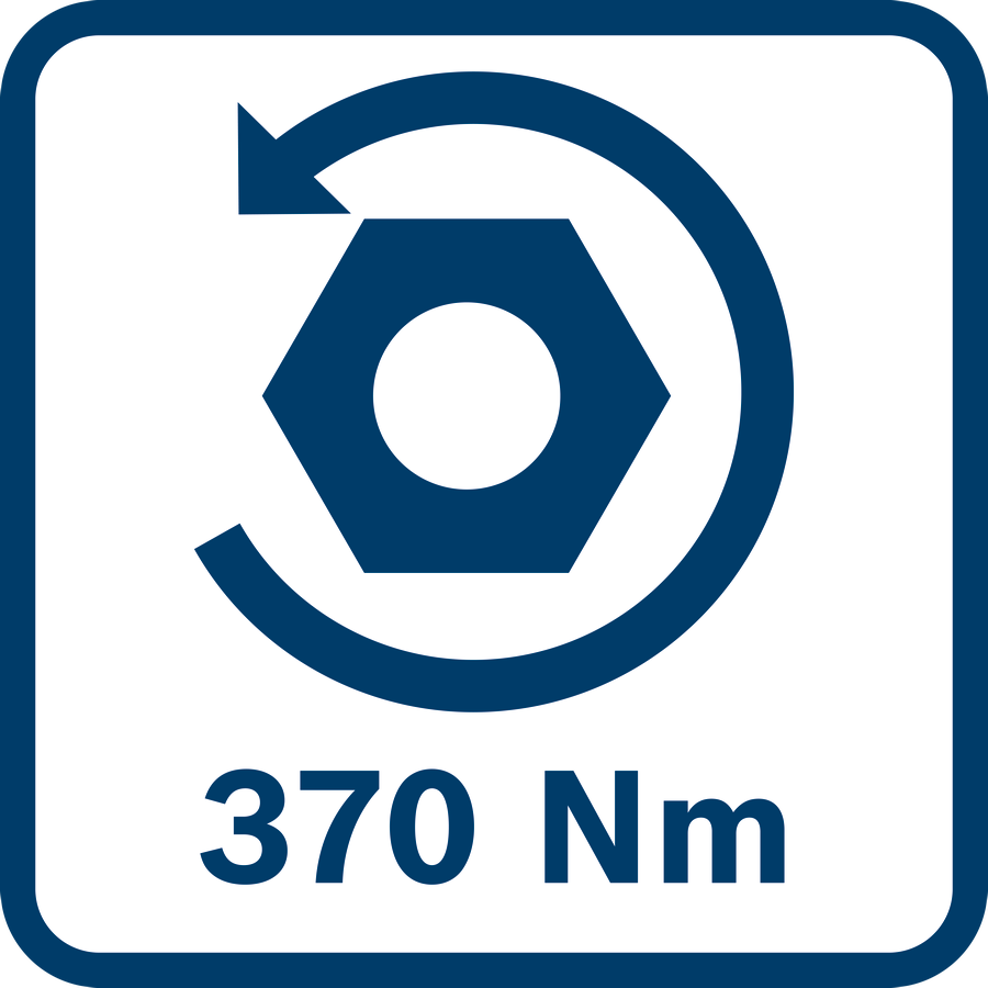Losbrechmoment 370 Nm
