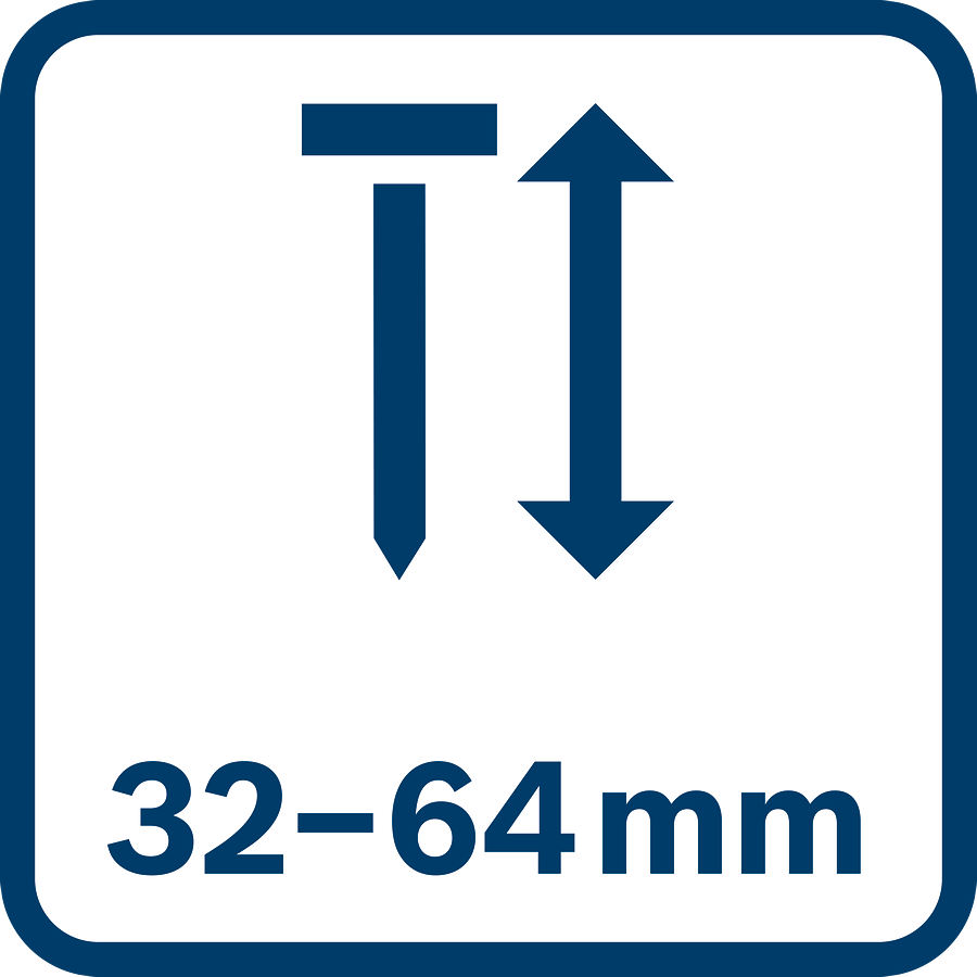Bosch Professional GNH 18V-64 M Akku-Nagler ohne Akku/Lader in L-Boxx 136 (0601481001)