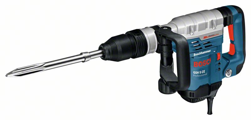 Bosch Professional GSH 5 CE Schlaghammer mit SDS-max 8.3 Joule im Handwerkerkoffer