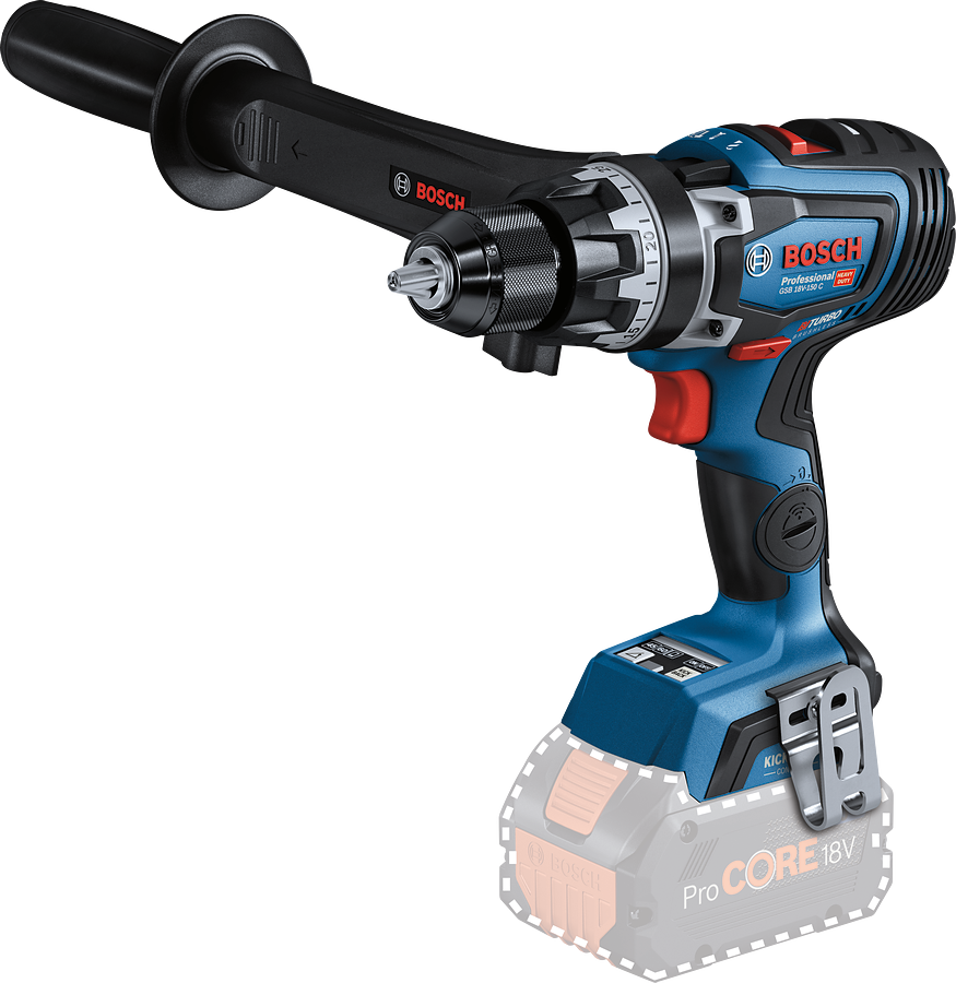 Bosch Professional GSB 18V-150 C Akku-Schlagbohrschrauber mit 150 Nm ohne Akku/Lader in L-Boxx 136