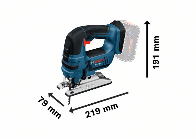 Bosch Professional GST 18 V-LI B Akku-Stichsäge ohne Akku/Lader in L-Boxx 136