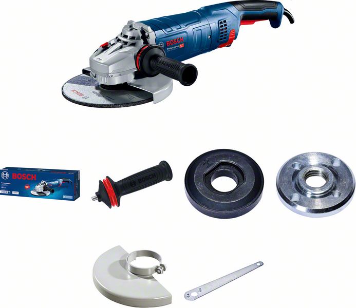 Bosch Professional GWS 24-230 JZ Winkelschleifer 2400 W 230 mm mit CYCLON TECH-Staubschutz im Karton
