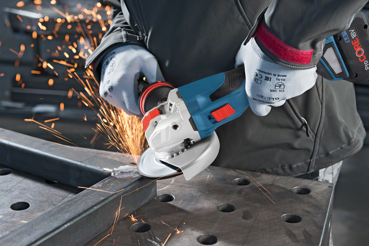 Bosch Professional GWX 18V-15 C Akku-Winkelschleifer BITURBO mit X-LOCK ohne Akku/Lader