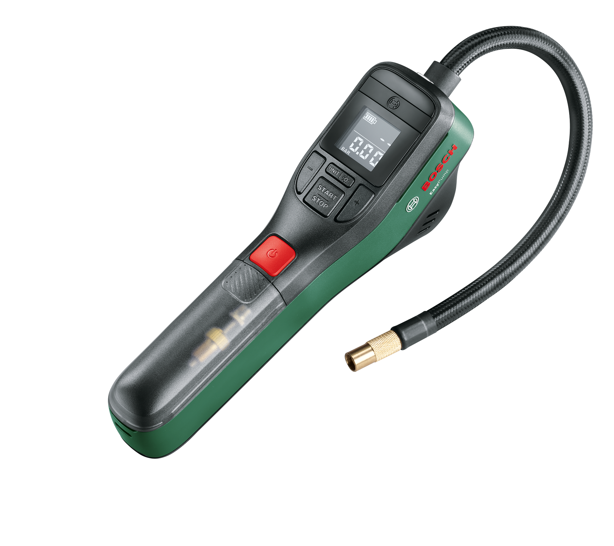 Bosch DIY EasyPump Akku-Druckluftpumpe 3.6 V 10.3 bar mit Zubehör