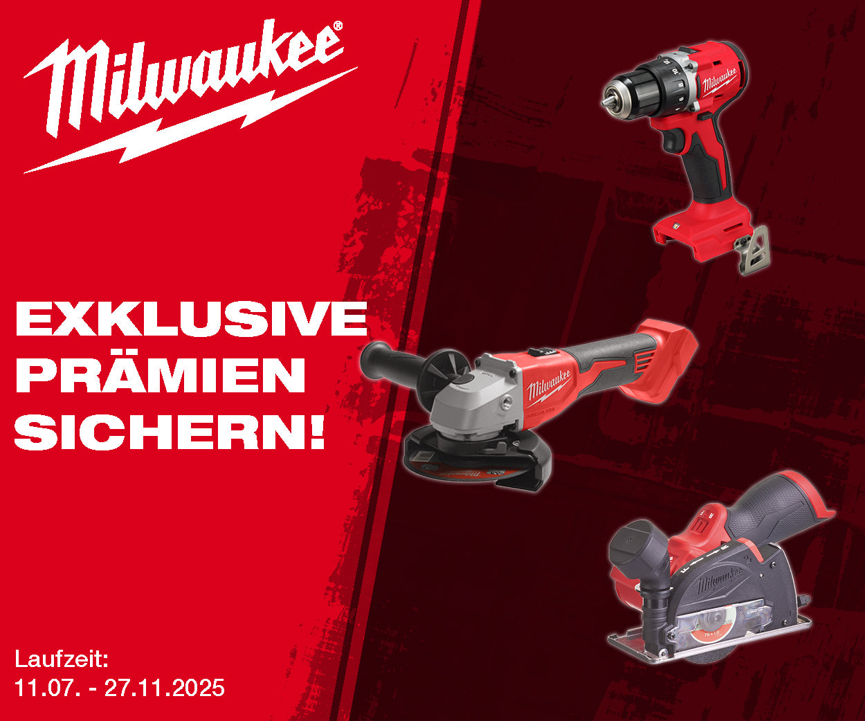 Milwaukee Prämienaktion 599 €