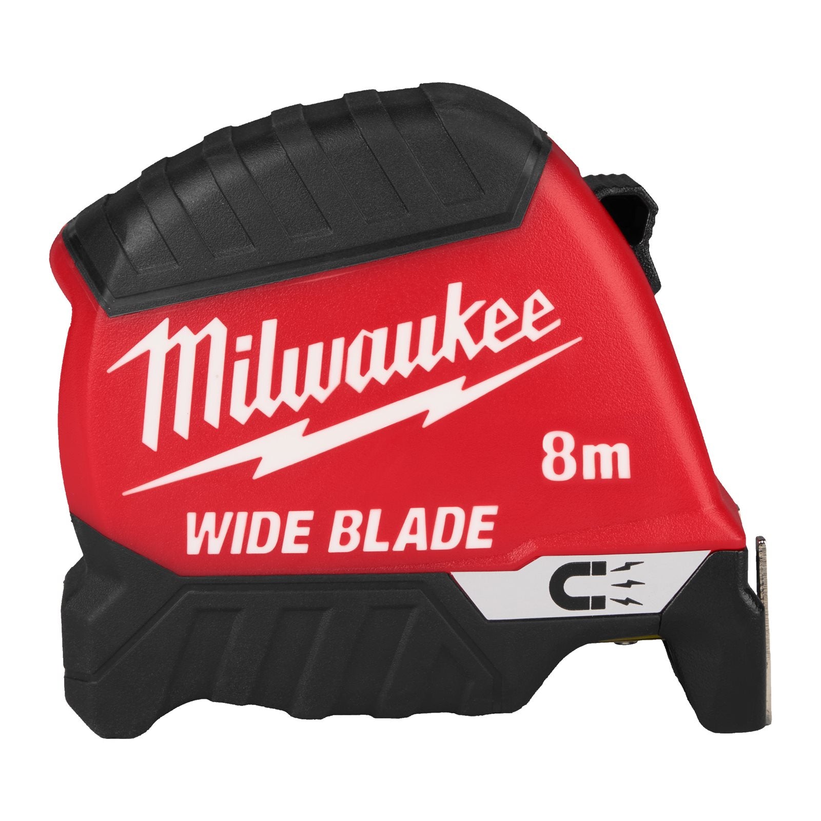 Milwaukee Premium-Bandmaß breit 8 m (magnetisch, 35 mm breites Band, Architektenskala, GEN II)