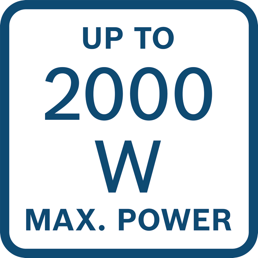 für 2000 W Geräte