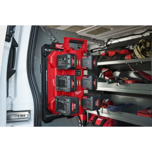 Milwaukee M18 MPC6 PACKOUT Sechsfach-Schnellladegerät 6 A (4932498551)