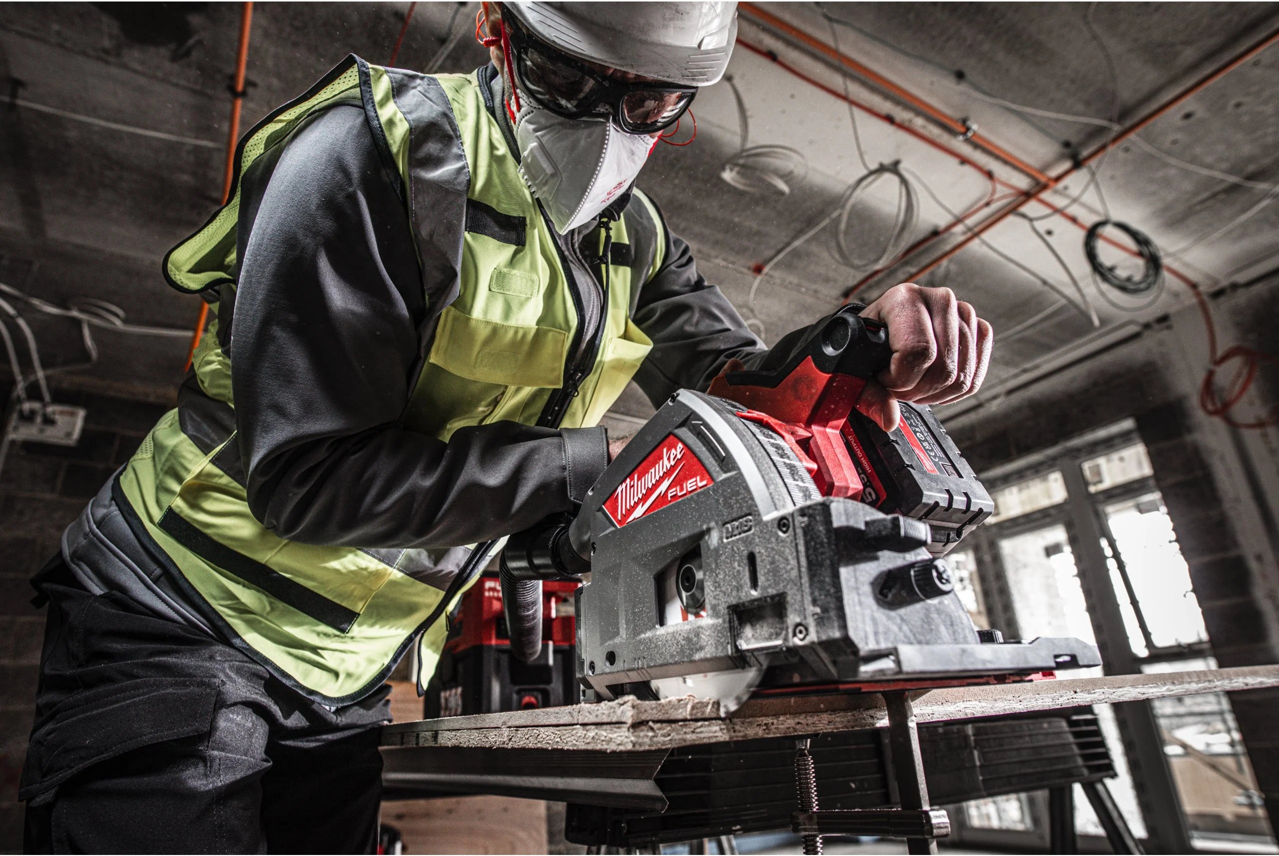 Milwaukee M18FPS55-0P FUEL Akku-Tauchsäge ohne Akku/Lader in PACKOUT Koffer XL (4933478777)