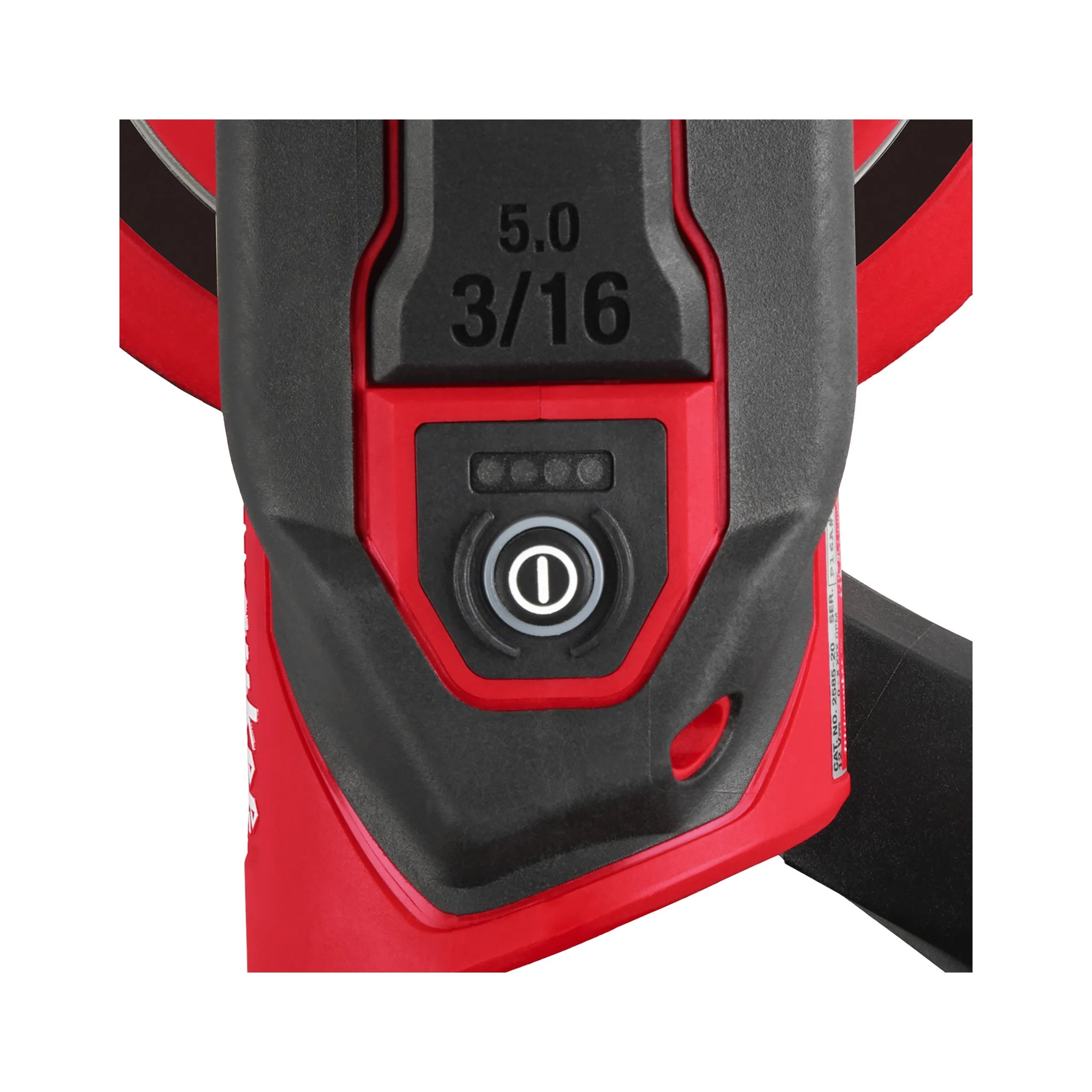 Milwaukee M12 FROS5-0 Akku-Exzenterschleifer (150 mm, Fuel, Solo, 5 mm Orbitfunktion, inkl. Universal-Staubabsaugadapter)