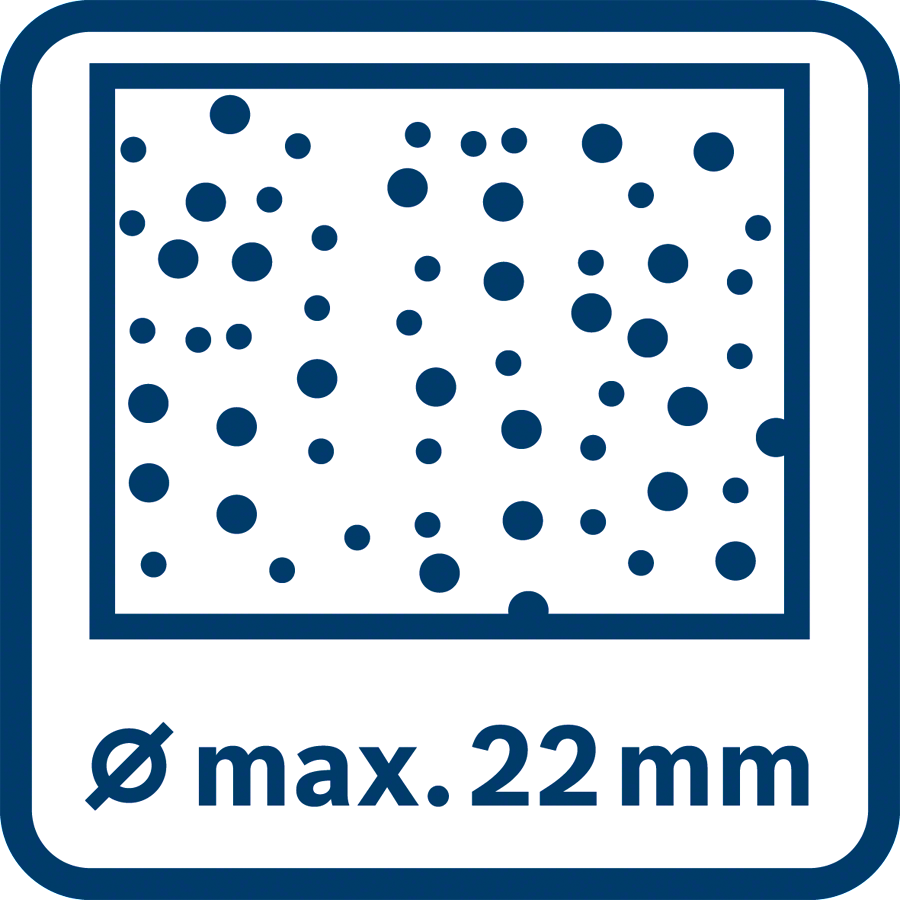 Bosch Professional GBH 18V-22 Akku-Bohrhammer (Hammerbohrer: 4 - 22 mm, Schlagenergie: 2 J, SDS plus, ONECHUCK Bohrfutter, Solo)