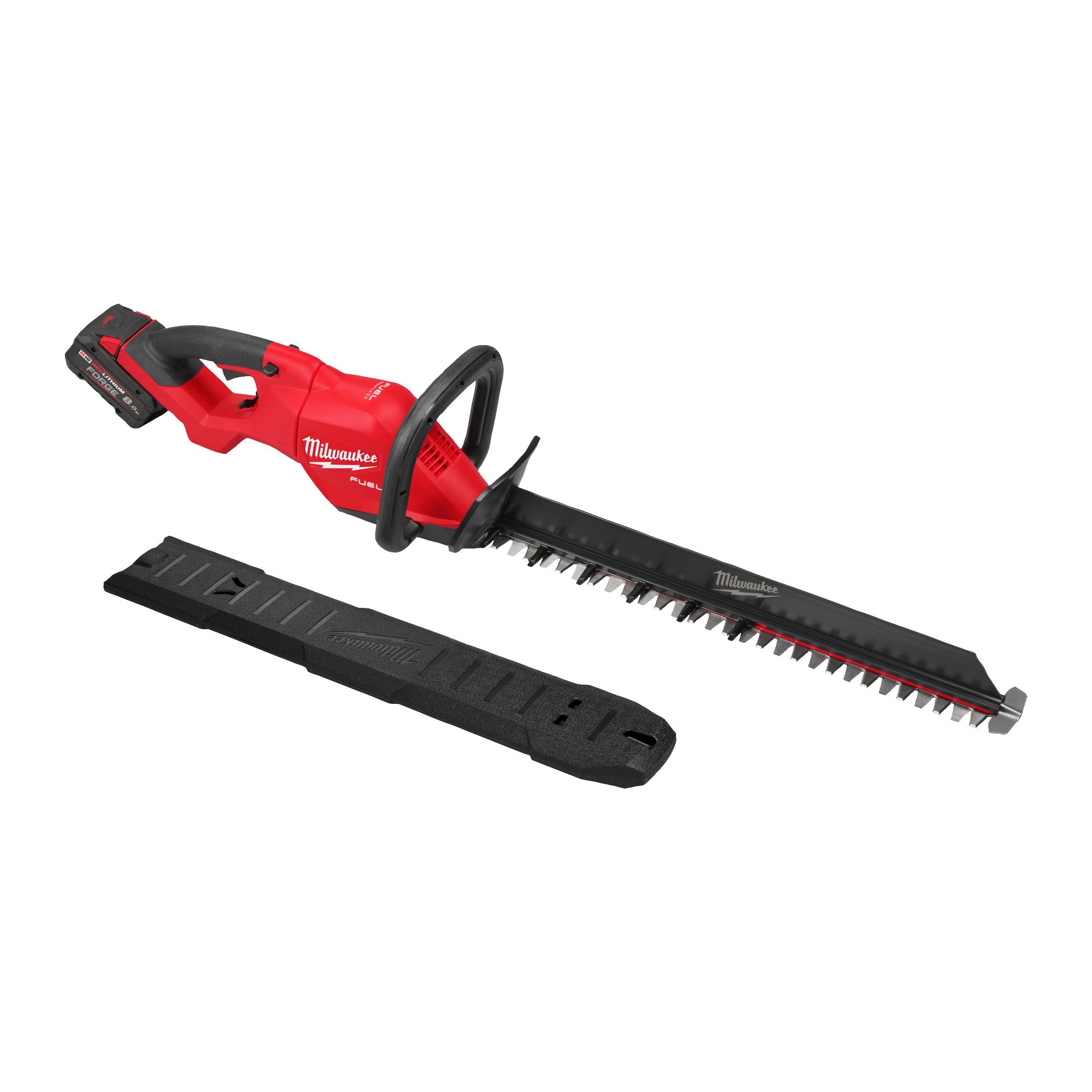 Milwaukee M18 FHET60G2-802 Akku-Heckenschere (mit 2x M18 FB8 FORGE Akku 8 Ah, M12-18 FC Ladegerät)